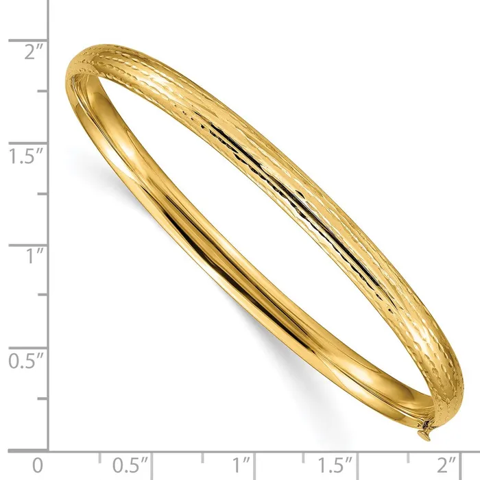 Bracelets 14k 316 Diamondcut Fancy Hinged Bangle BraceletWBCDB102 WB Choice Jewelry Bracelets 14k 316 Diamondcut Fancy Hinged Bangle BraceletWBCDB102 WB Choice Jewelry