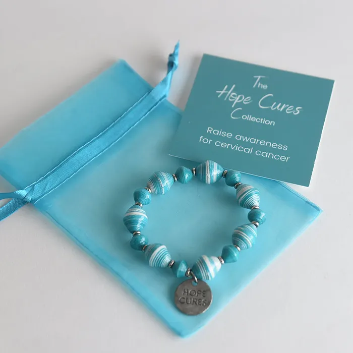 Bracelets projecthavehope2 Cervical Cancer Awareness Bracelet