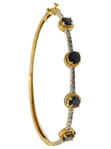 Bracelets Vintage by Misty Sapphire Vintage 1920s Bracelet