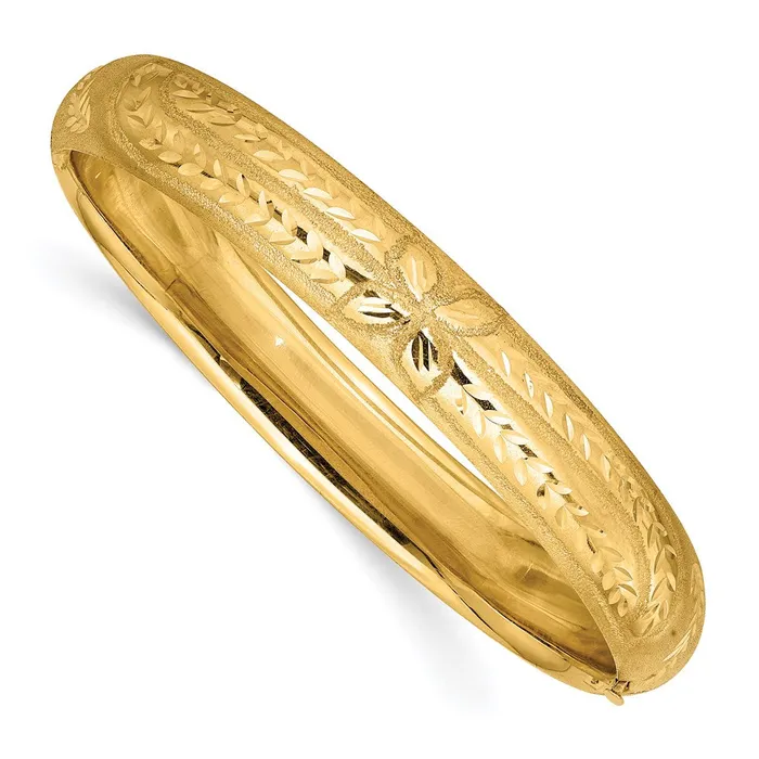 Bracelets WB Choice Jewelry 14k 716 Florentine Engraved Hinged Bangle BraceletWBCFE716 Bracelets WB Choice Jewelry 14k 716 Florentine Engraved Hinged Bangle BraceletWBCFE716