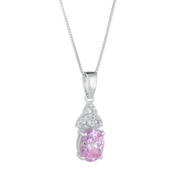 Celtic Collections Sterling Silver June Birthstone Trinity Knot Necklace Necklaces Celtic Collections Sterling Silver June Birthstone Trinity Knot Necklace Necklaces
