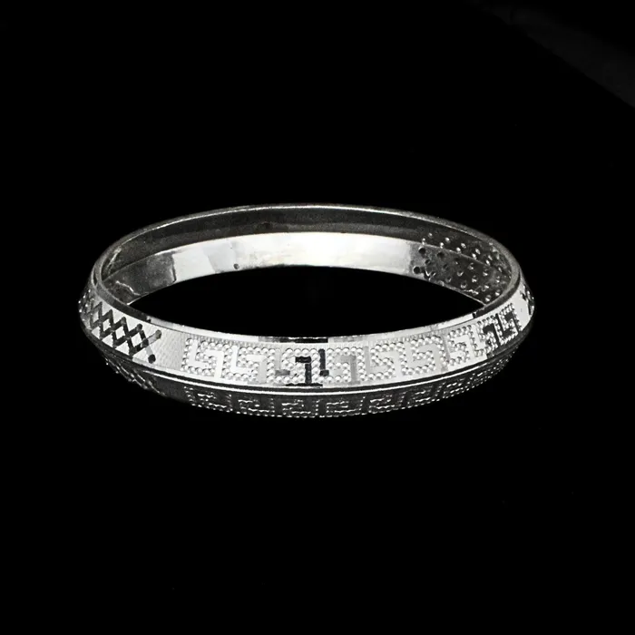 Excellent gifting Real 990 Solid Silver Mens Bangle Bracelet httpswwwkarizmajewelscom Bracelets