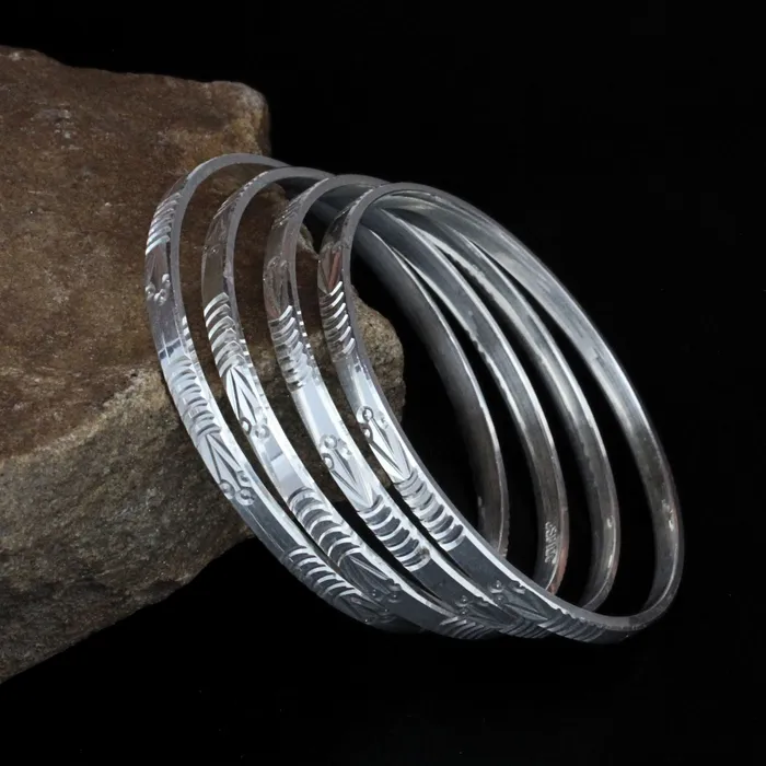 Karizma Jewels 990 Real Silver Women amazing look Bangles Bracelet Kangan Bracelets Karizma Jewels 990 Real Silver Women amazing look Bangles Bracelet Kangan Bracelets