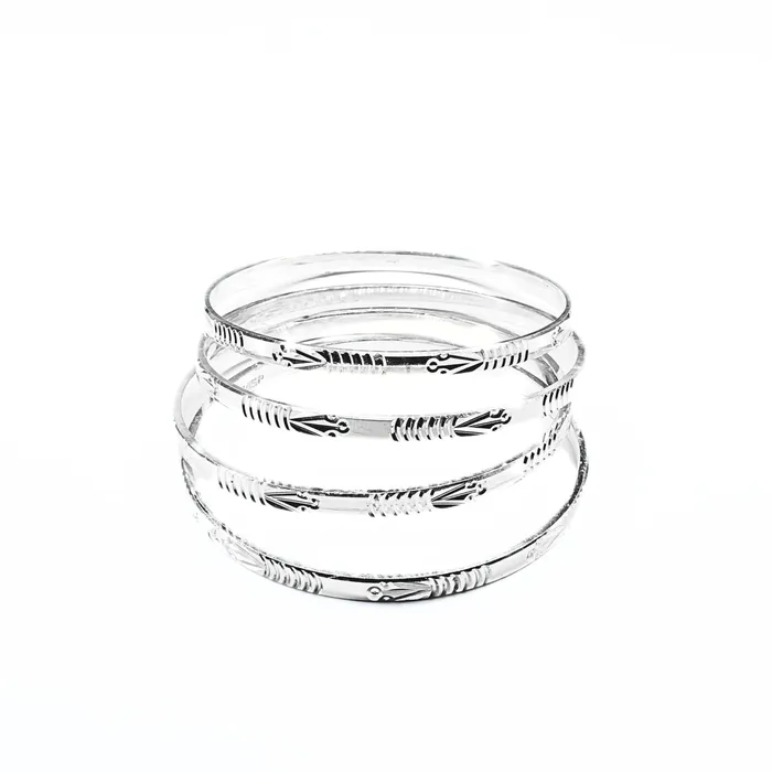 Karizma Jewels 990 Real Silver Women amazing look Bangles Bracelet Kangan Bracelets