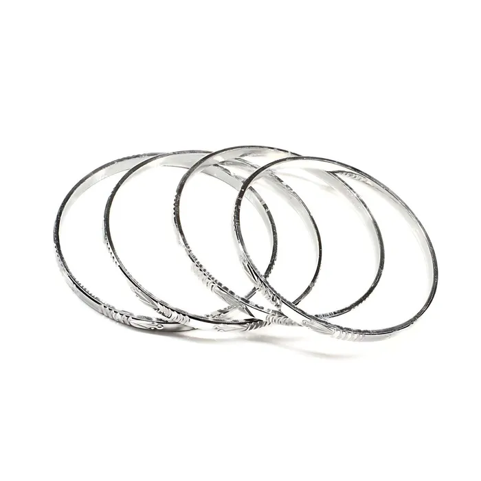 Karizma Jewels 990 Real Silver Women amazing look Bangles Bracelet Kangan Bracelets