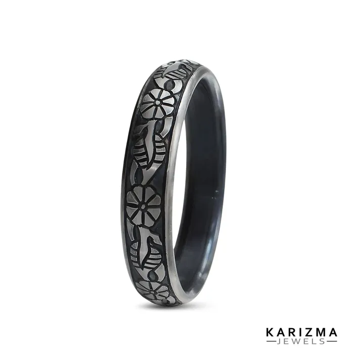 Karizma Jewels Bracelets Sarbloh handcrafted Pure iron Mens Bangle bracelet kada