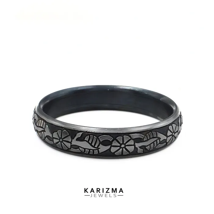 Karizma Jewels Bracelets Sarbloh handcrafted Pure iron Mens Bangle bracelet kada