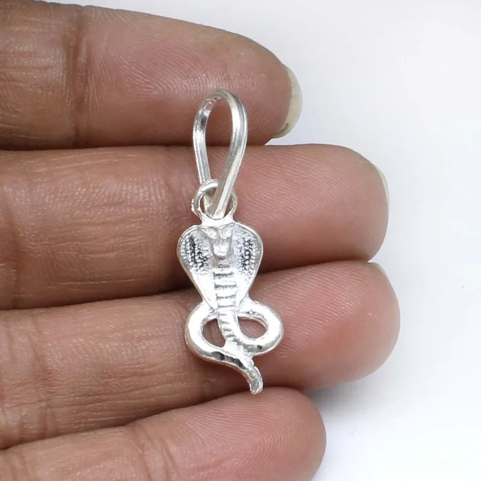 Karizma Jewels Necklaces Pure Sterling Silver Snake Pendant Unisex