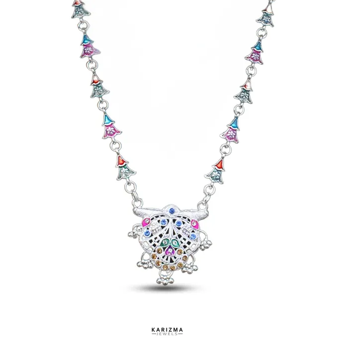 Karizma Jewels Necklaces Real Sterling Silver Excellent gifting Mangalsutra women necklace chain for wife