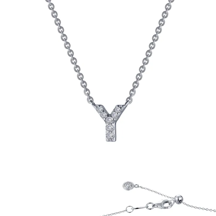 Letter Y Pendant Necklace Lafonn Necklaces