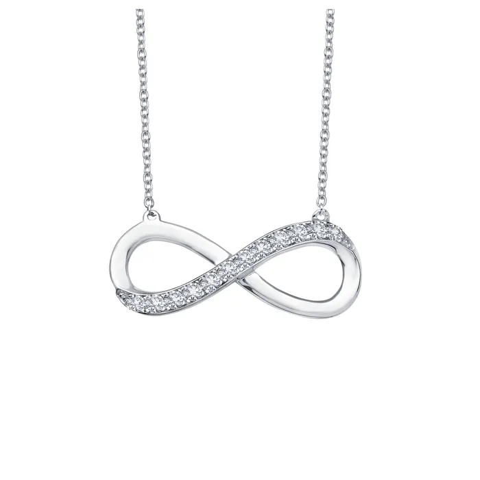 Necklaces Lafonn 024 CTW Infinity Necklace
