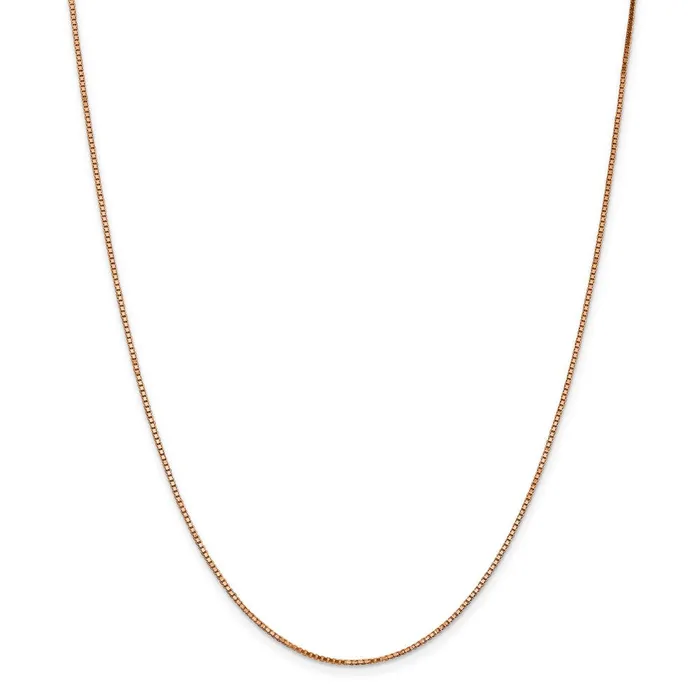 Necklaces WB Choice Jewelry 14k Rose Gold 110mm Box ChainWBCRSC3324