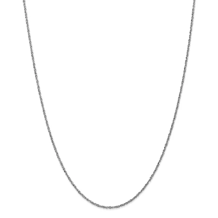 Necklaces WB Choice Jewelry 14K White Gold 17mm Ropa ChainWBCWRPA02814