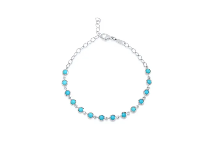 Shylee Rose Jewelry Turquoise Bezel Bracelet Bracelets