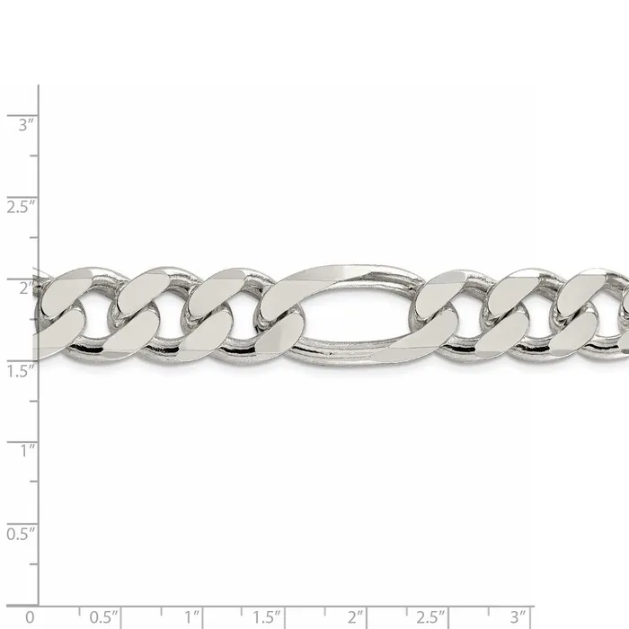 Sterling Silver 15mm Figaro ChainWBCQFG40010 WB Choice Jewelry Necklaces Sterling Silver 15mm Figaro ChainWBCQFG40010 WB Choice Jewelry Necklaces