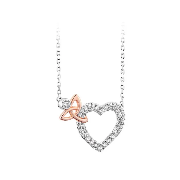 Sterling Silver Celtic Heart Necklace Celtic Collections Necklaces