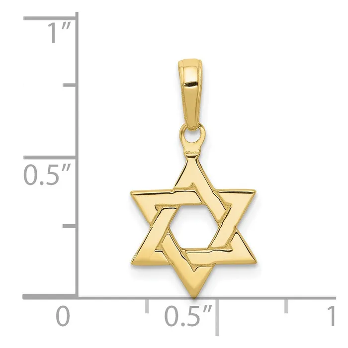 WB Choice Jewelry 10k Polished Star of David PendantWBC10D1691 Necklaces WB Choice Jewelry 10k Polished Star of David PendantWBC10D1691 Necklaces