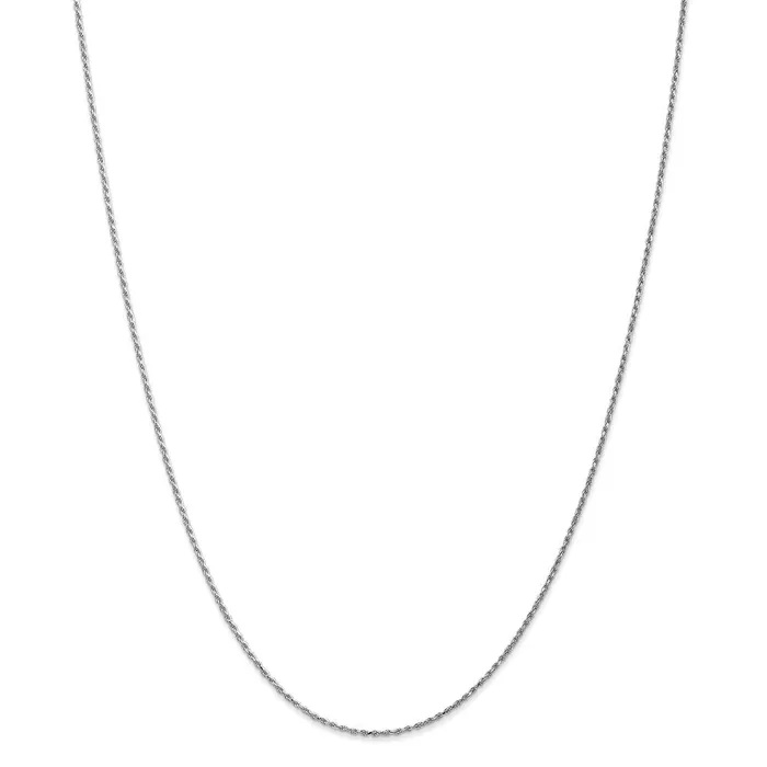 WB Choice Jewelry 10k White Gold 115mm DC Machine Made Rope ChainWBC10W01024 Necklaces WB Choice Jewelry 10k White Gold 115mm DC Machine Made Rope ChainWBC10W01024 Necklaces