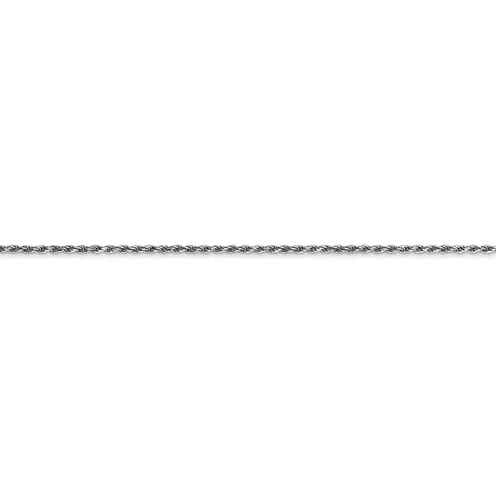 WB Choice Jewelry 10k White Gold 115mm DC Machine Made Rope ChainWBC10W01024 Necklaces WB Choice Jewelry 10k White Gold 115mm DC Machine Made Rope ChainWBC10W01024 Necklaces