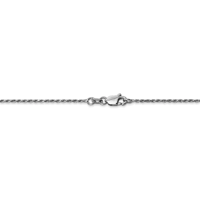 WB Choice Jewelry 10k White Gold 115mm DC Machine Made Rope ChainWBC10W01024 Necklaces WB Choice Jewelry 10k White Gold 115mm DC Machine Made Rope ChainWBC10W01024 Necklaces