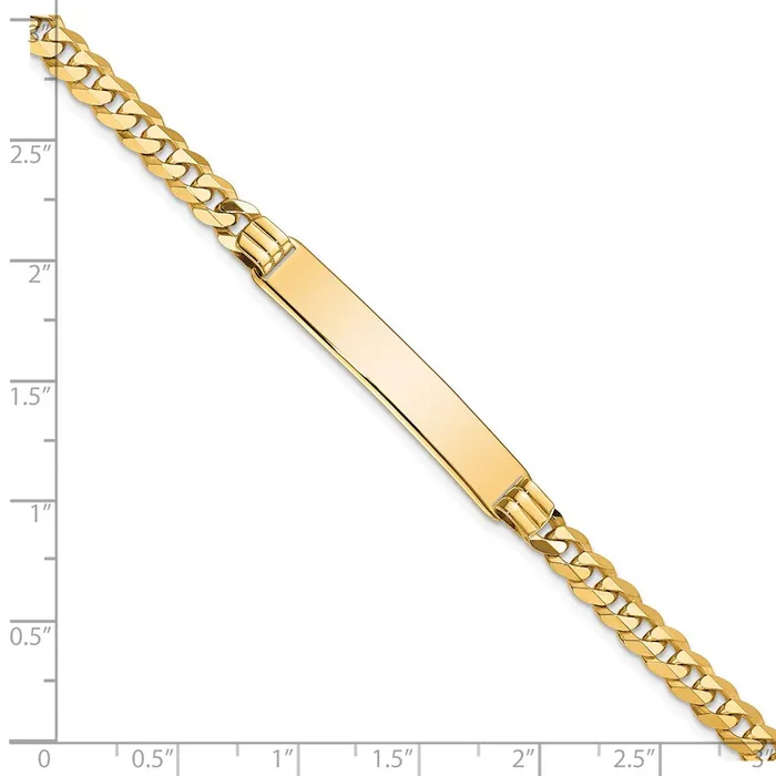 WB Choice Jewelry 14K Curb Link ID BraceletWBCLID637 Bracelets WB Choice Jewelry 14K Curb Link ID BraceletWBCLID637 Bracelets