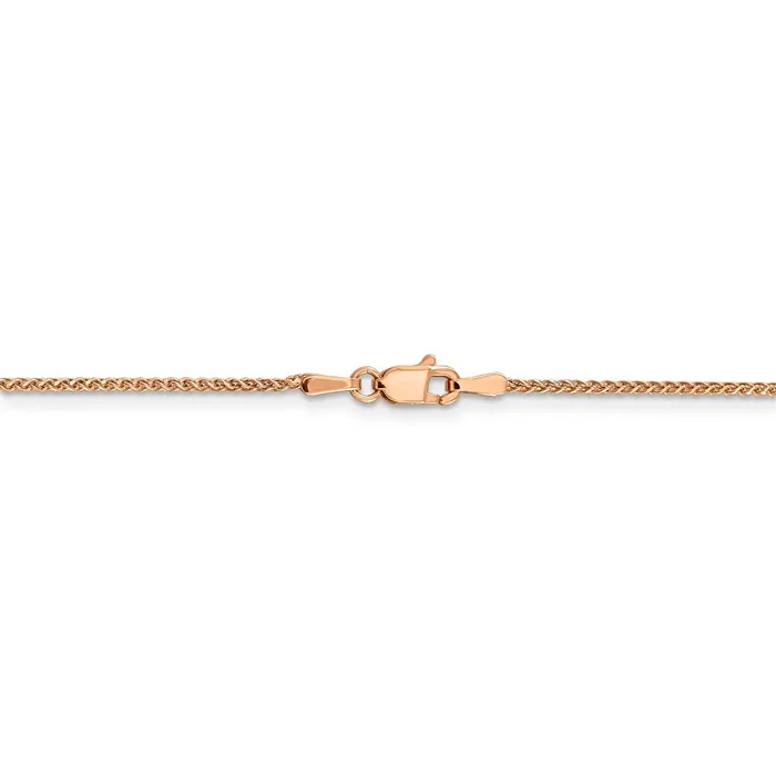 WB Choice Jewelry 14k Rose Gold 12mm DC Spiga ChainWBCRSC524 Necklaces WB Choice Jewelry 14k Rose Gold 12mm DC Spiga ChainWBCRSC524 Necklaces