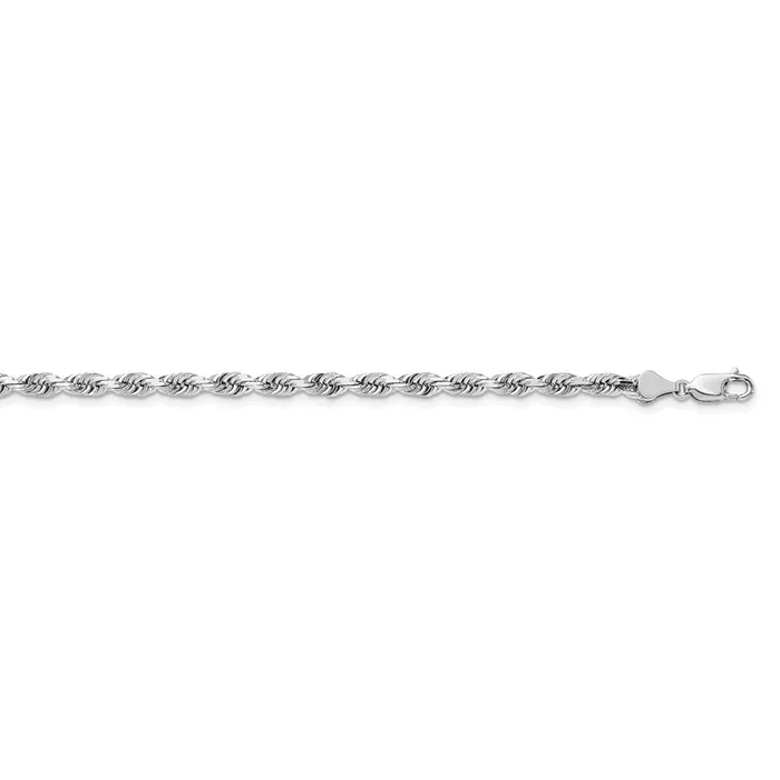 WB Choice Jewelry 14k White Gold 50mm DC Quadruple Rope ChainWBCWQT04024 Necklaces WB Choice Jewelry 14k White Gold 50mm DC Quadruple Rope ChainWBCWQT04024 Necklaces