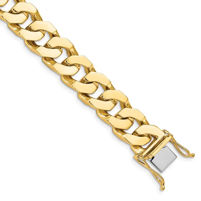 WB Choice Jewelry Bracelets 14K 116mm Handpolished Fancy Link BraceletWBCLK1398