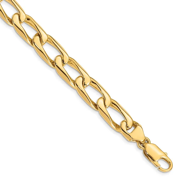 WB Choice Jewelry Bracelets 14k 87mm Handpolished Fancy Link BraceletWBCLK1168 WB Choice Jewelry Bracelets 14k 87mm Handpolished Fancy Link BraceletWBCLK1168