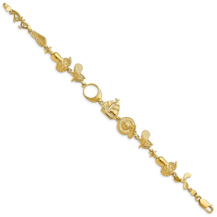 WB Choice Jewelry Bracelets 14k Beach Essentials BraceletWBCFB18007 WB Choice Jewelry Bracelets 14k Beach Essentials BraceletWBCFB18007