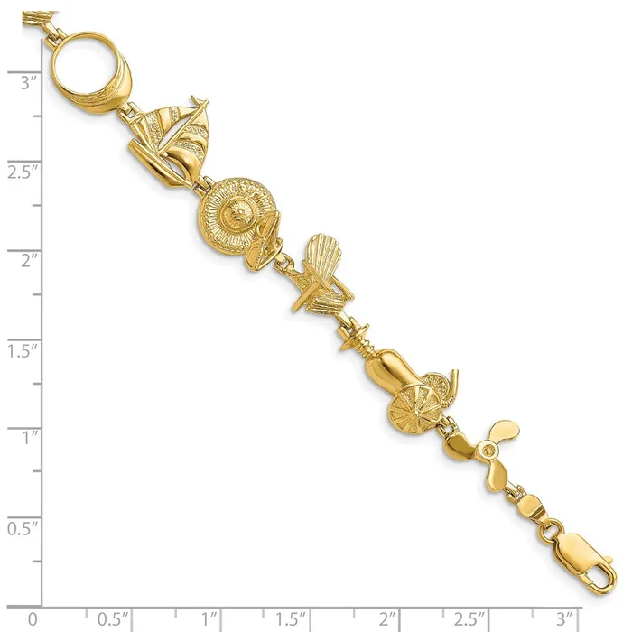 WB Choice Jewelry Bracelets 14k Beach Essentials BraceletWBCFB18007 WB Choice Jewelry Bracelets 14k Beach Essentials BraceletWBCFB18007