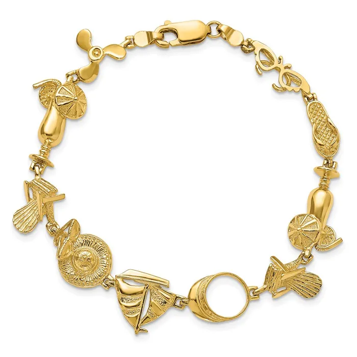 WB Choice Jewelry Bracelets 14k Beach Essentials BraceletWBCFB18007 WB Choice Jewelry Bracelets 14k Beach Essentials BraceletWBCFB18007