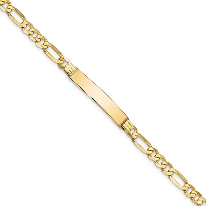 WB Choice Jewelry Bracelets 14k Flat Figaro Link ID BraceletWBCLID767