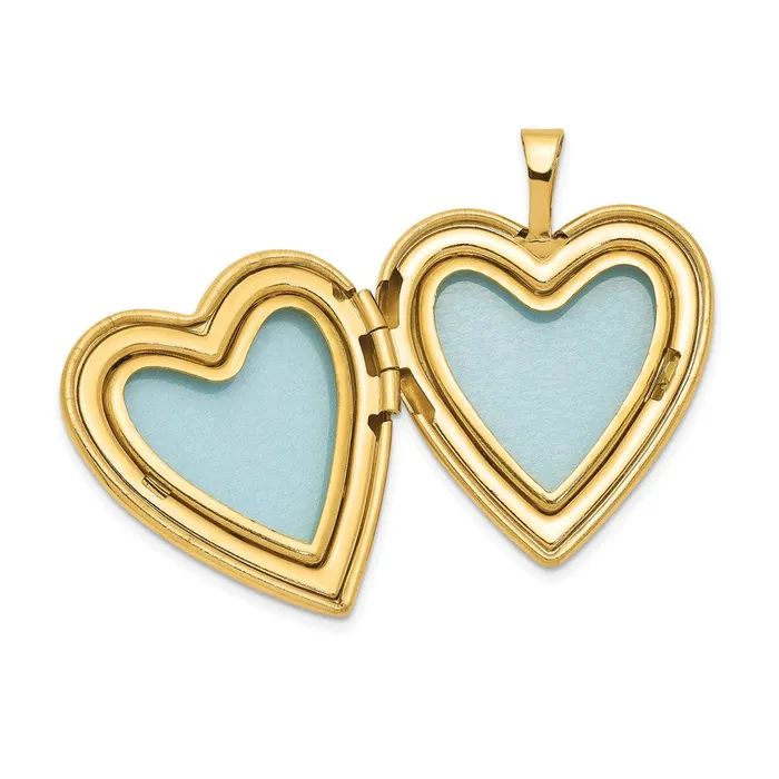 WB Choice Jewelry Necklaces 120 Gold Filled 20mm Cross Footprint Heart Locket NecklaceWBCQLS27918 WB Choice Jewelry Necklaces 120 Gold Filled 20mm Cross Footprint Heart Locket NecklaceWBCQLS27918