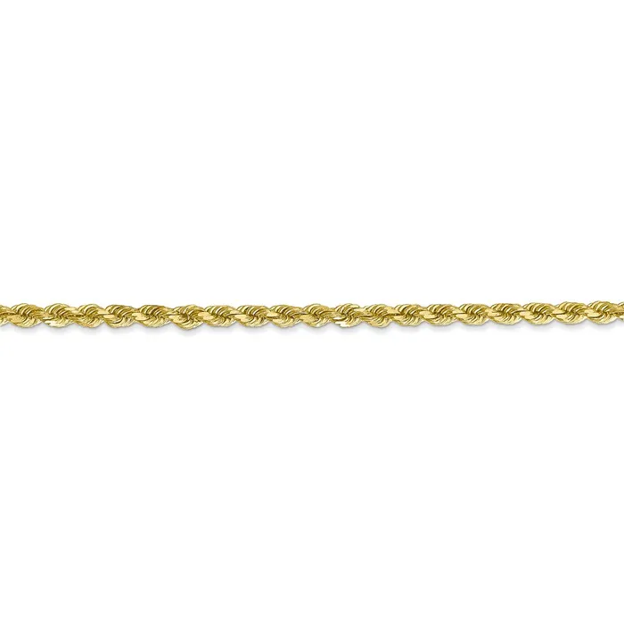 WB Choice Jewelry Necklaces 10k 275mm Diamondcut Rope ChainWBC10K02118 WB Choice Jewelry Necklaces 10k 275mm Diamondcut Rope ChainWBC10K02118