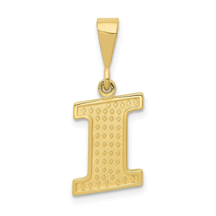 WB Choice Jewelry Necklaces 10KY Initial I PendantWBC10C1449I