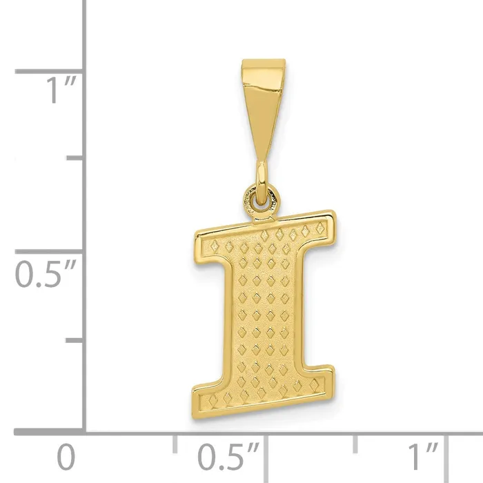 WB Choice Jewelry Necklaces 10KY Initial I PendantWBC10C1449I WB Choice Jewelry Necklaces 10KY Initial I PendantWBC10C1449I