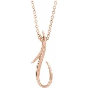 WB Choice Jewelry Necklaces 14K Rose Freeform 1618 Necklace86734602PSTWBC WB Choice Jewelry Necklaces 14K Rose Freeform 1618 Necklace86734602PSTWBC