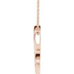 WB Choice Jewelry Necklaces 14K Rose Freeform 1618 Necklace86734602PSTWBC WB Choice Jewelry Necklaces 14K Rose Freeform 1618 Necklace86734602PSTWBC