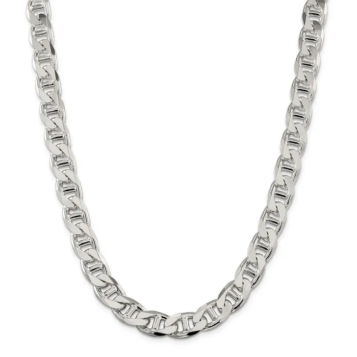 WB Choice Jewelry Necklaces Sterling Silver 105mm Flat Cuban Anchor ChainWBCQFAN30026 WB Choice Jewelry Necklaces Sterling Silver 105mm Flat Cuban Anchor ChainWBCQFAN30026