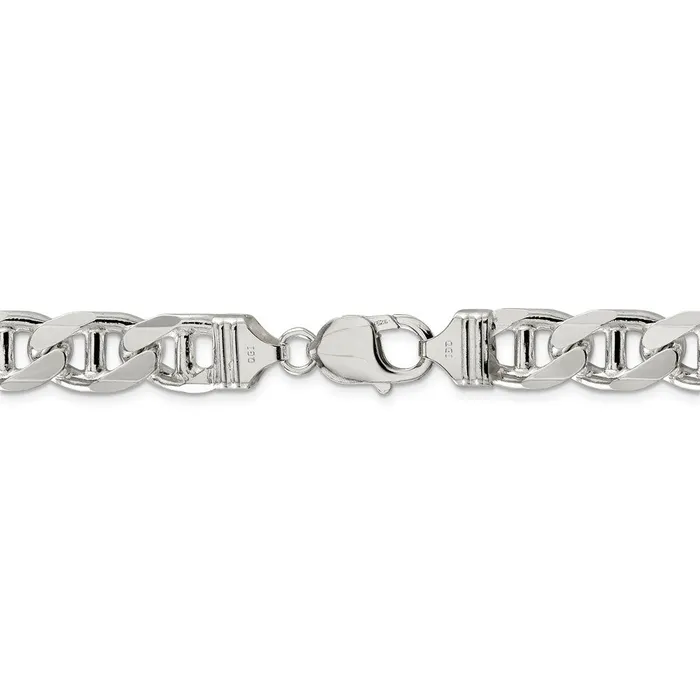 WB Choice Jewelry Necklaces Sterling Silver 105mm Flat Cuban Anchor ChainWBCQFAN30026 WB Choice Jewelry Necklaces Sterling Silver 105mm Flat Cuban Anchor ChainWBCQFAN30026