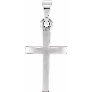 WB Choice Jewelry Platinum 145x97 mm Cross Pendant R412791023PSTWBC Necklaces WB Choice Jewelry Platinum 145x97 mm Cross Pendant R412791023PSTWBC Necklaces