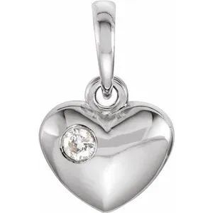 WB Choice Jewelry Sterling Silver 03 CT Diamond 1355x835 mm Heart Pendant858946015PSTWBC Necklaces WB Choice Jewelry Sterling Silver 03 CT Diamond 1355x835 mm Heart Pendant858946015PSTWBC Necklaces