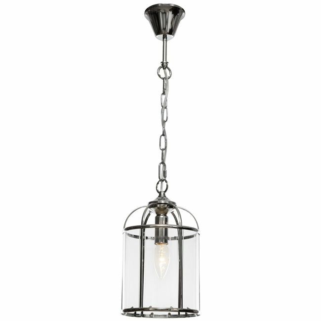 Pendants |  Home Accents & Style Clovelly 1 Light Pendant Satin Chrome Home Accents & Style Home Accents & Style